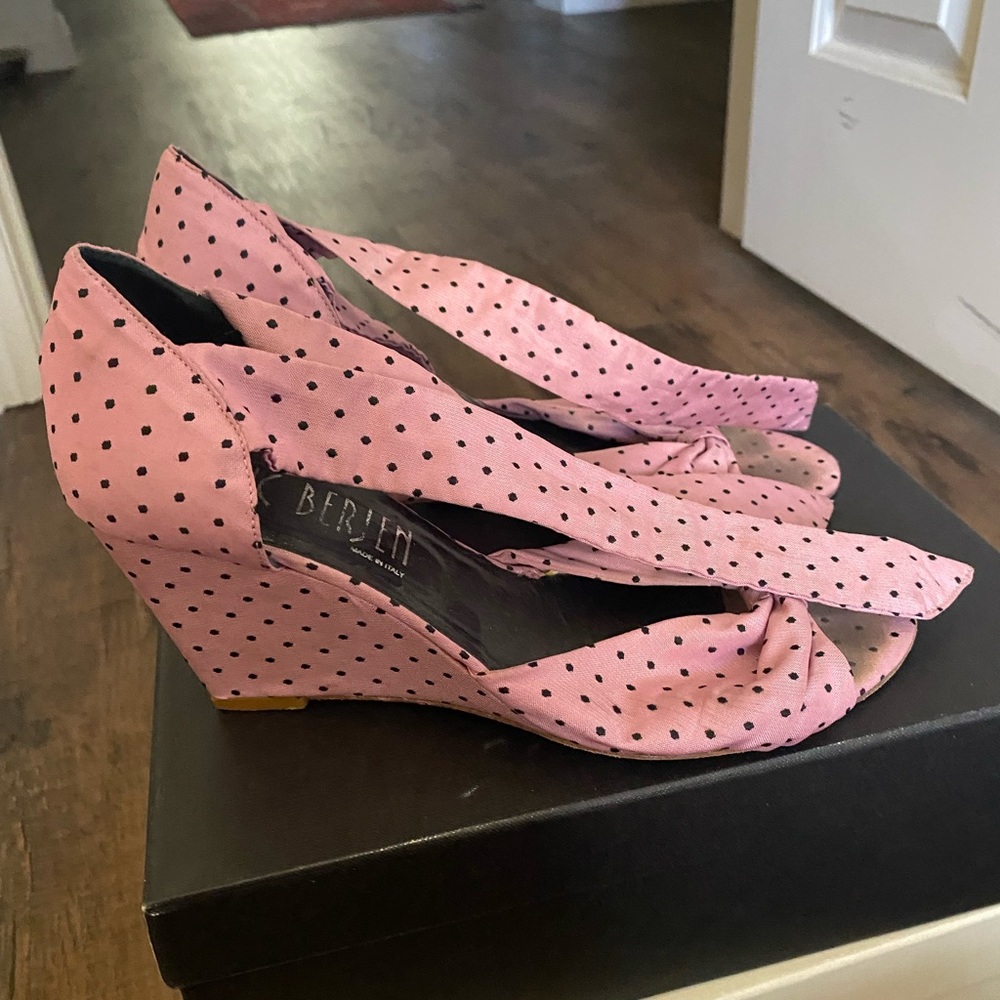 Lucas Berjen Polka dot heels